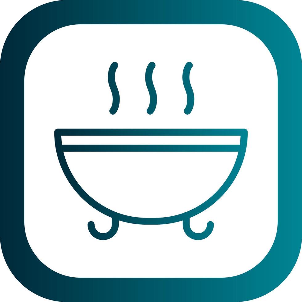 Hot Tub Vector Icon Design