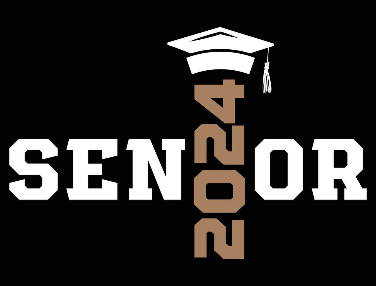 Senior 2024 typography design. 21019987 Vector Art at Vecteezy