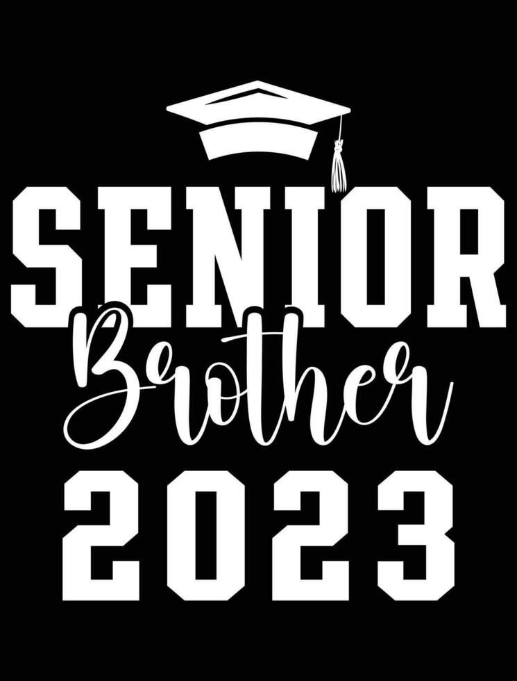 Senior brother 2023. vector