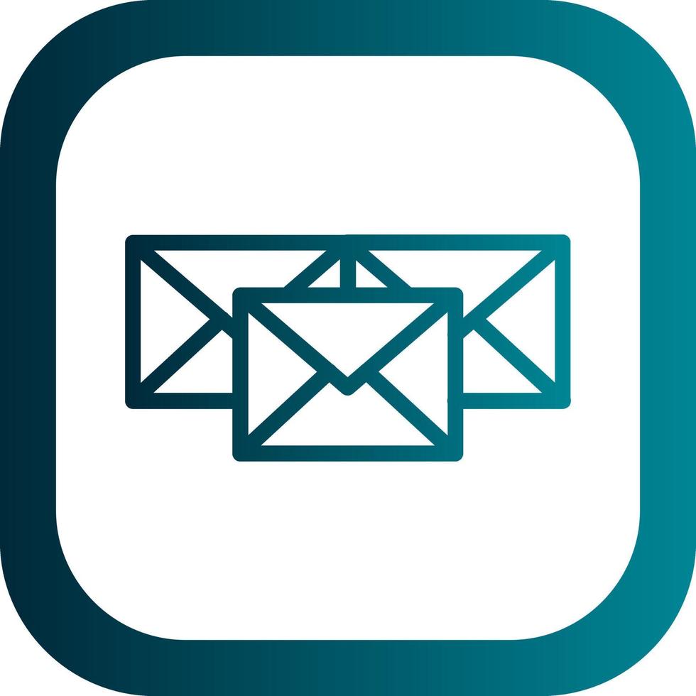 Mail Bulk Vector Icon Design
