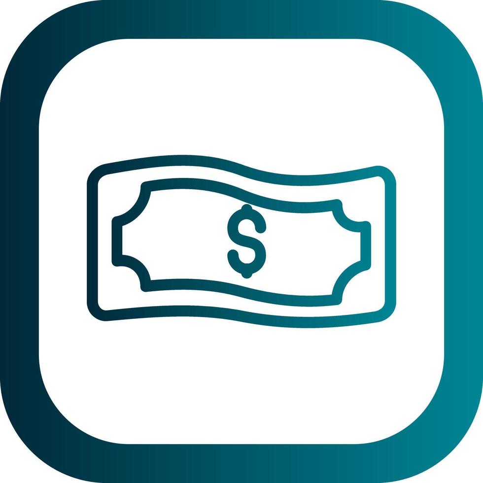 Money Bill Wave Alt Vector Icon Design