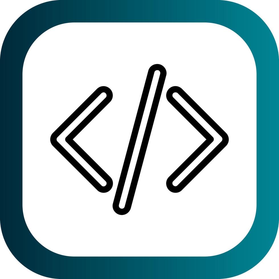 Code Vector Icon Design