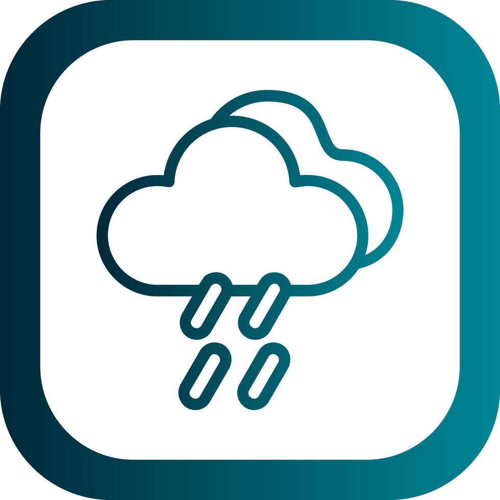 Drizzle Vector Icon Design