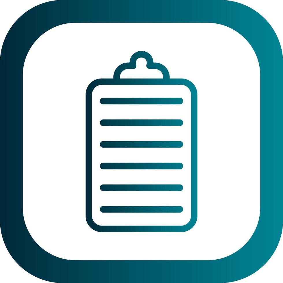 Clipboard Vector Icon Design