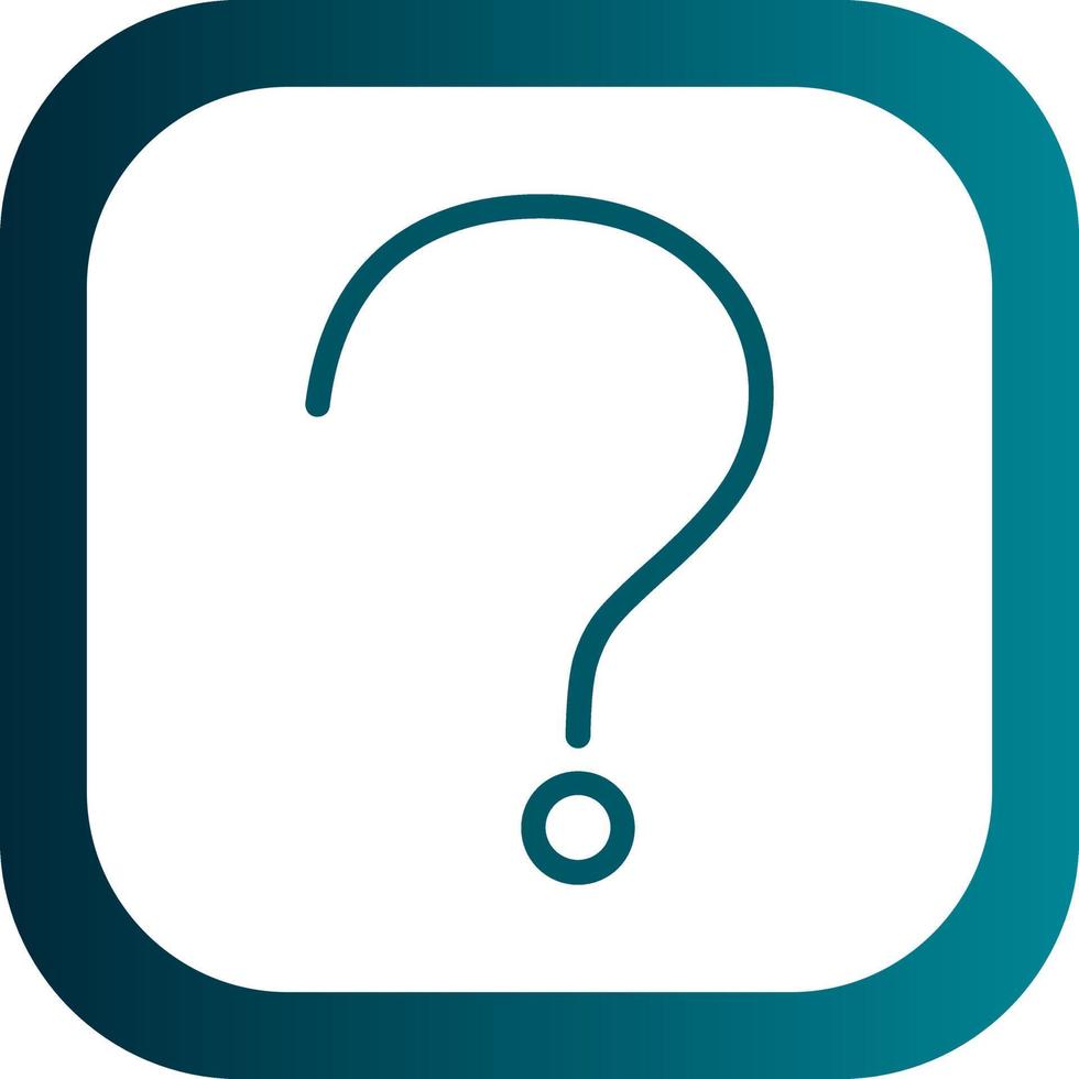 Question Vector Icon Design