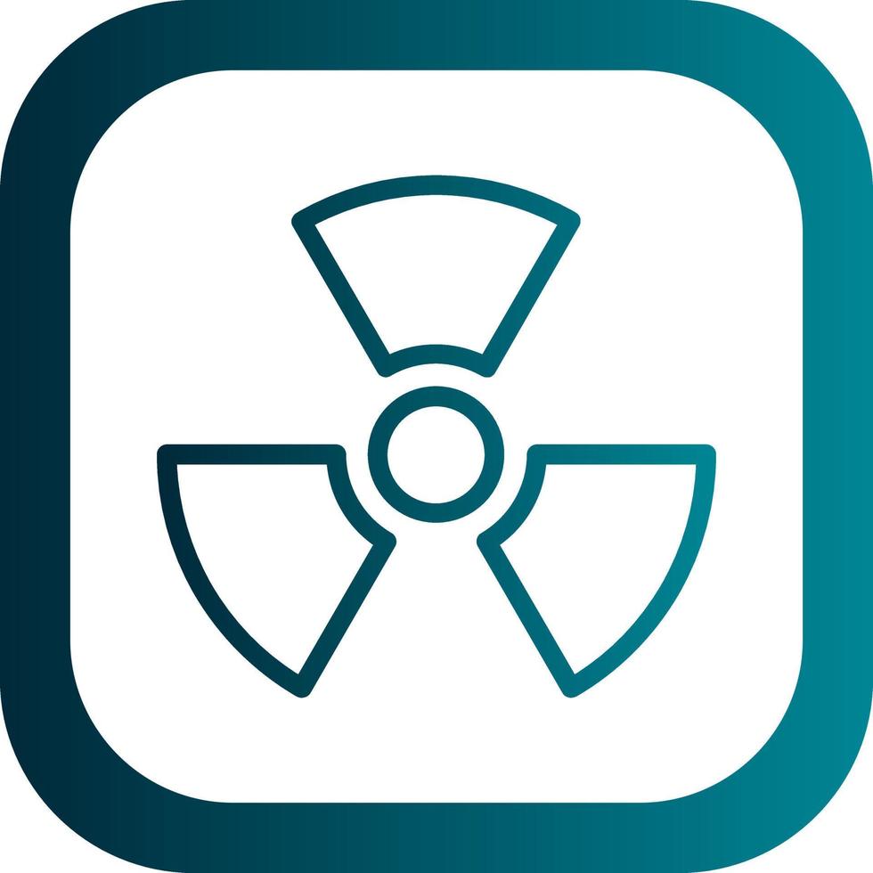 Radiation Vector Icon Design