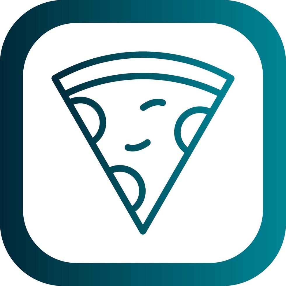 Pizza Slice Vector Icon Design