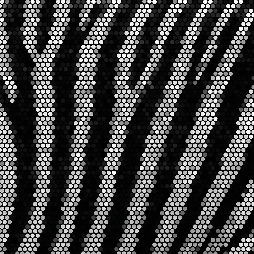 Zebra mosaic background vector