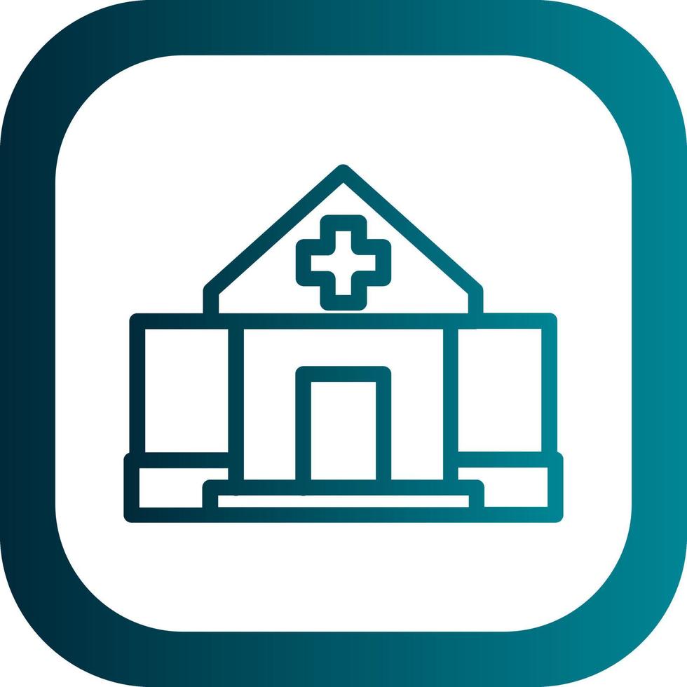 Hospital Alt Vector Icon Design