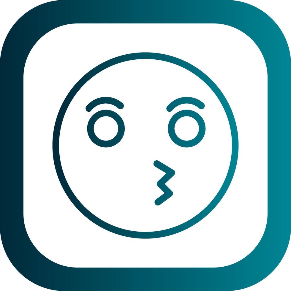 Kiss Vector Icon Design