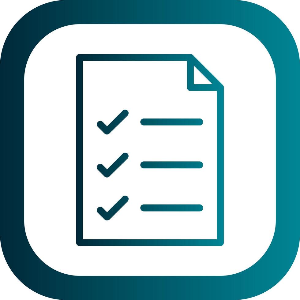 List Vector Icon Design