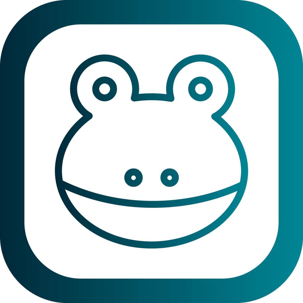 Frog Vector Icon Design