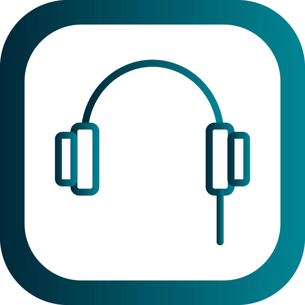 Headset Vector Icon Design