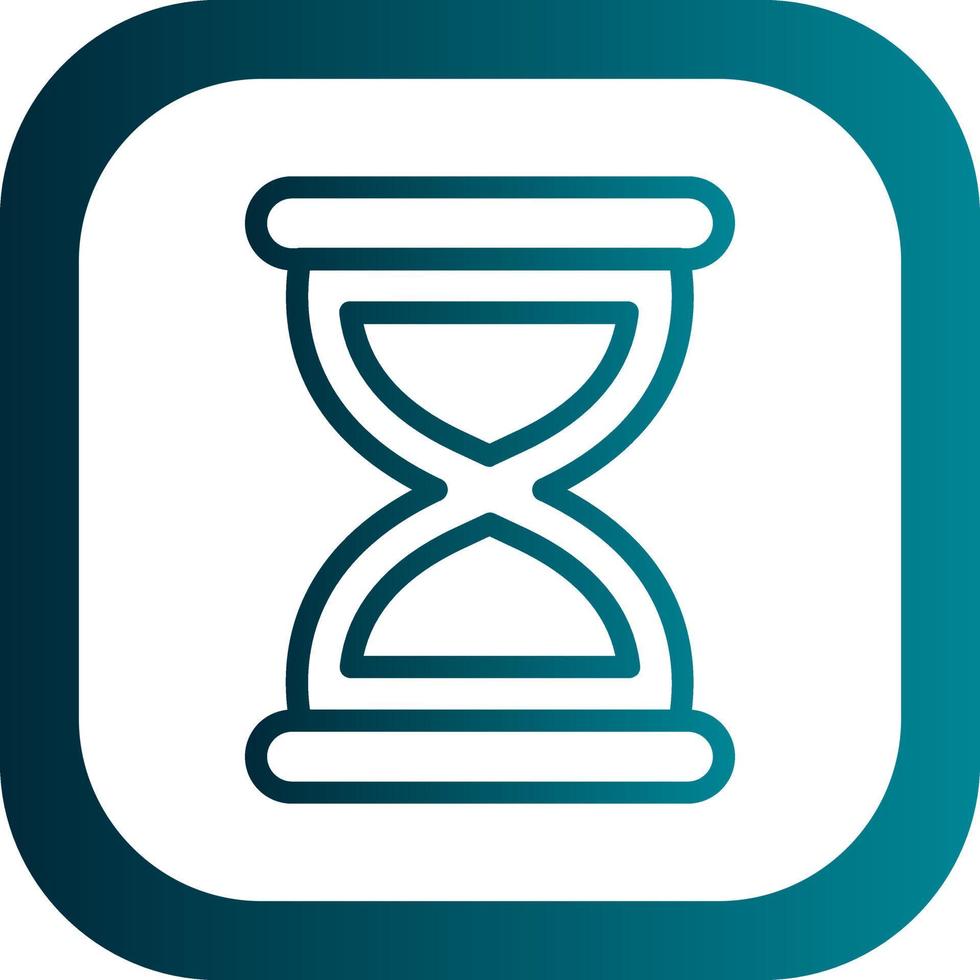 Hourglass Half Vector Icon Design