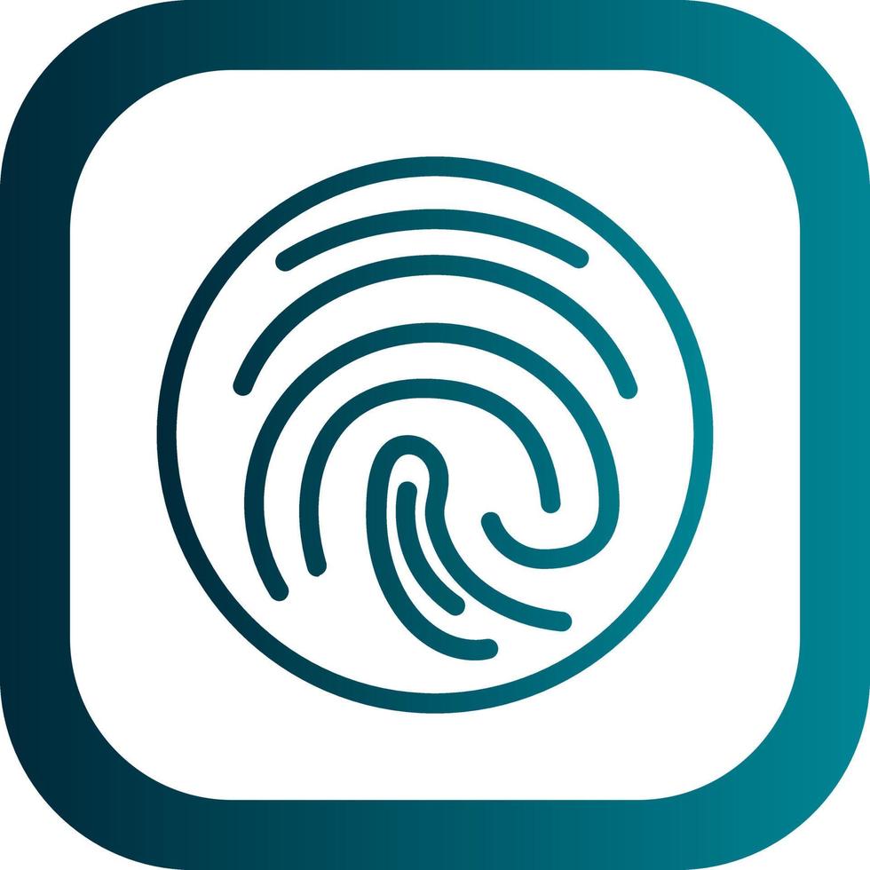 Fingerprint Vector Icon Design