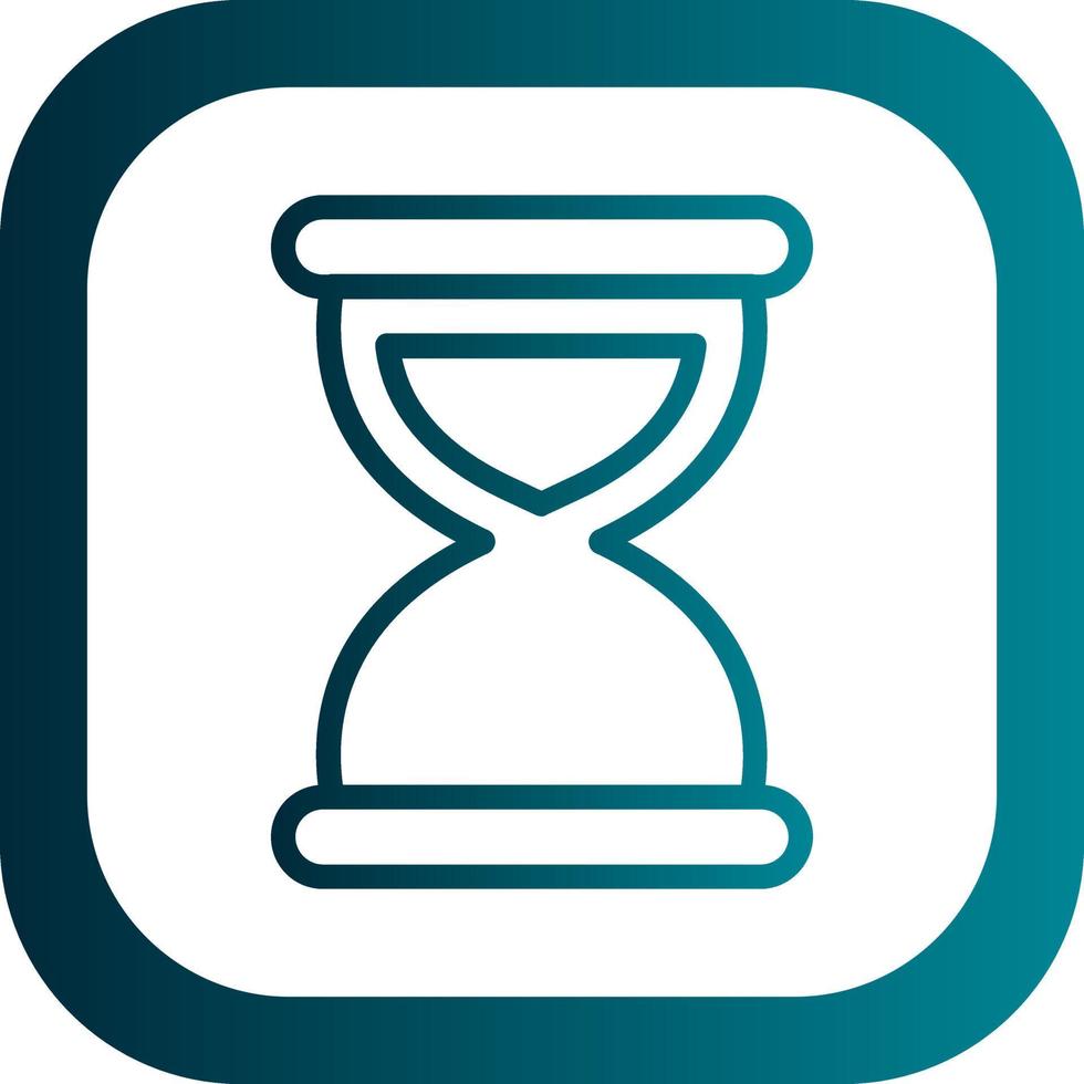 Hourglass Start Vector Icon Design