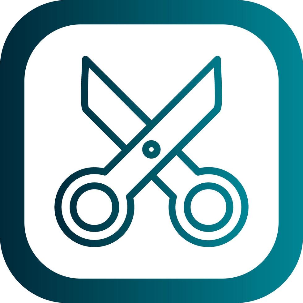 Cut Vector Icon Design