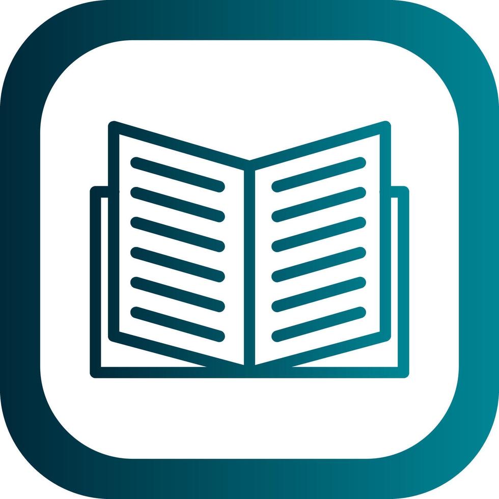 Book Open Vector Icon Design