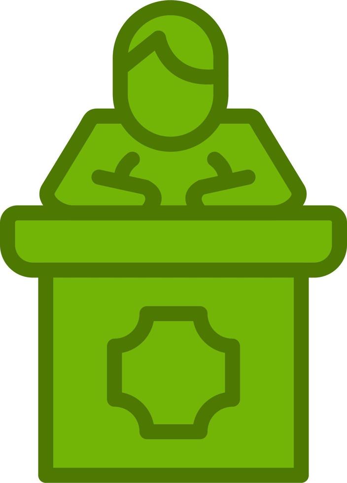 Public Speaking Vector Icon