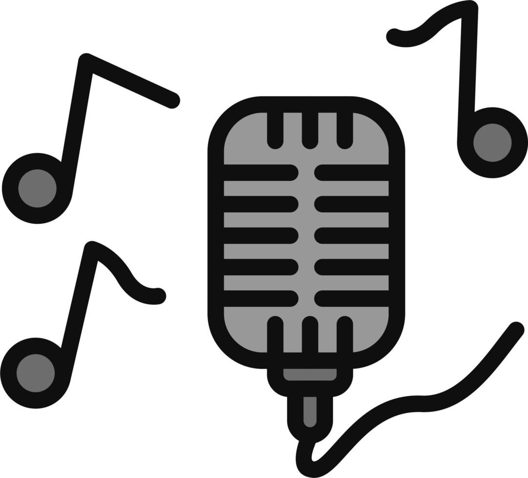 Singing Vector Icon