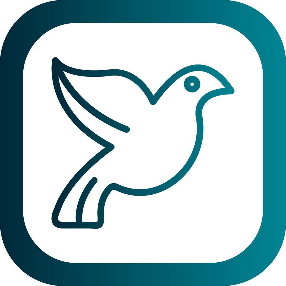 Dove Vector Icon Design