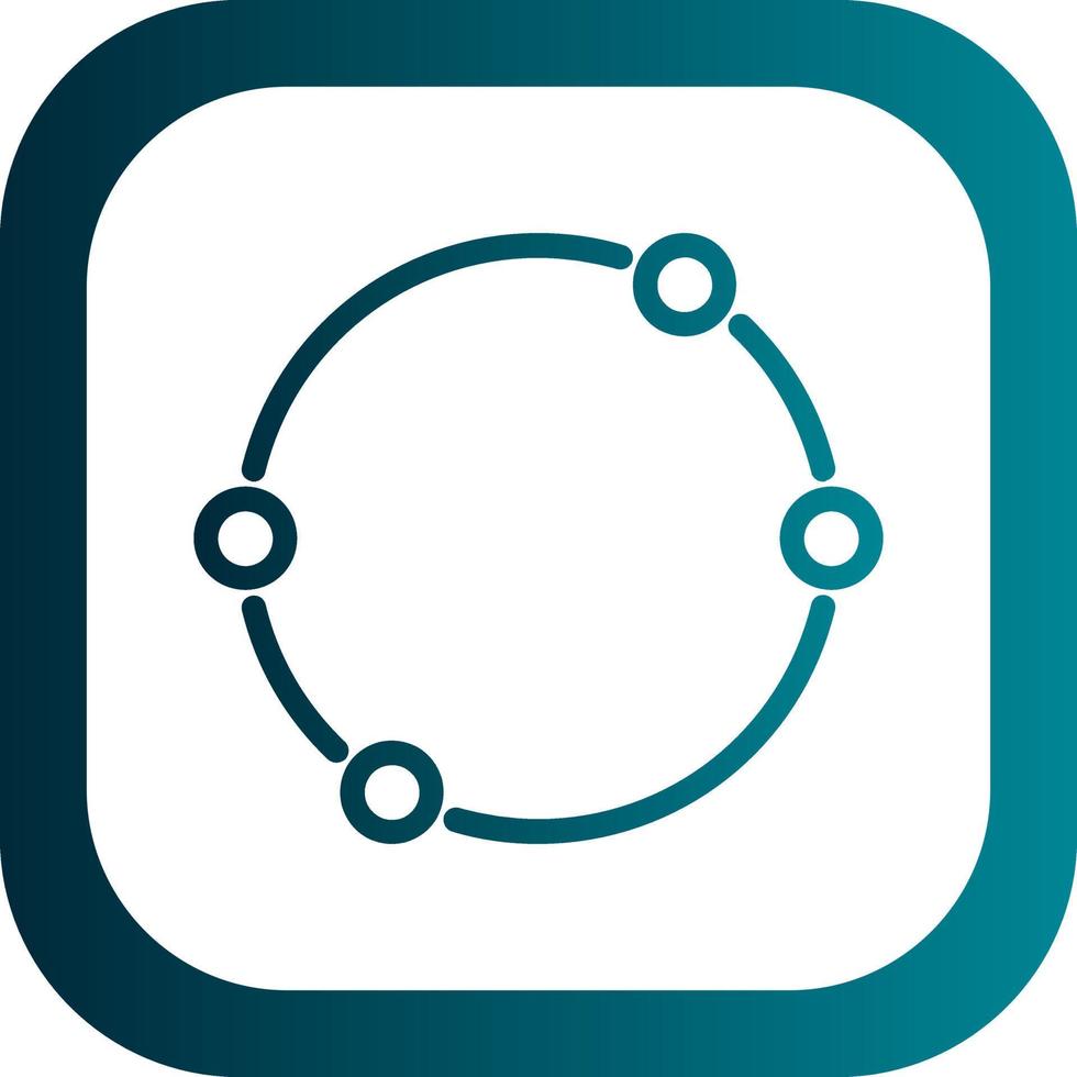 Dot Circle Vector Icon Design