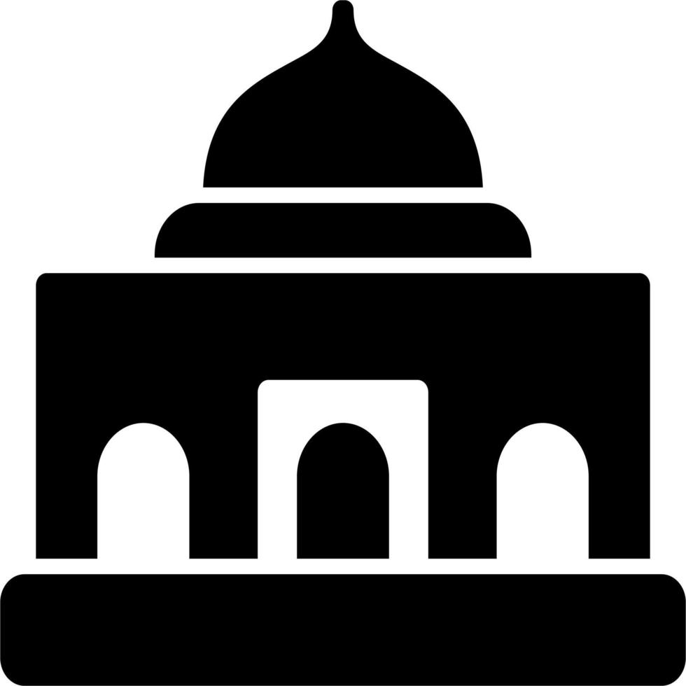 icono de vector de mezquita