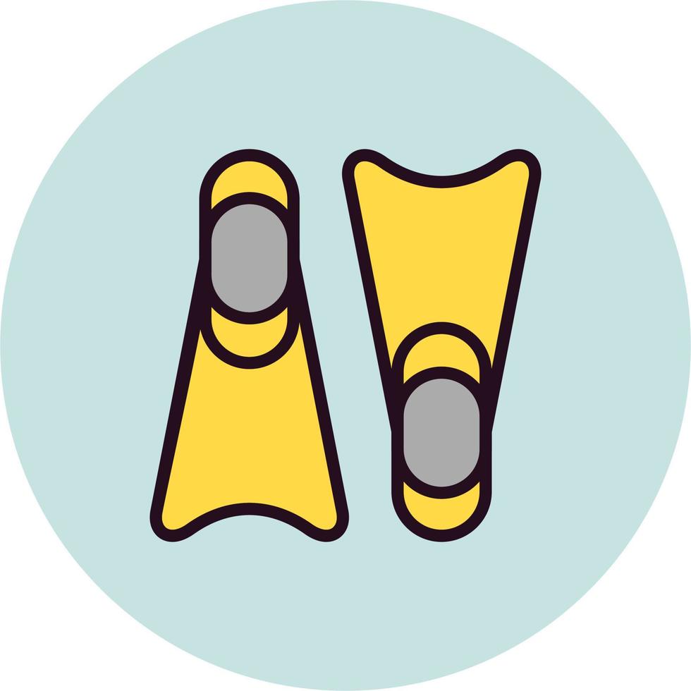 Flippers Vector Icon