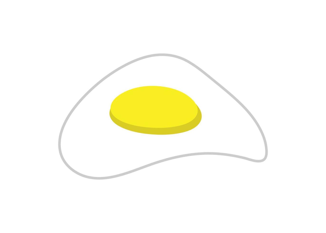 Omelet icon clipart illustration design vector