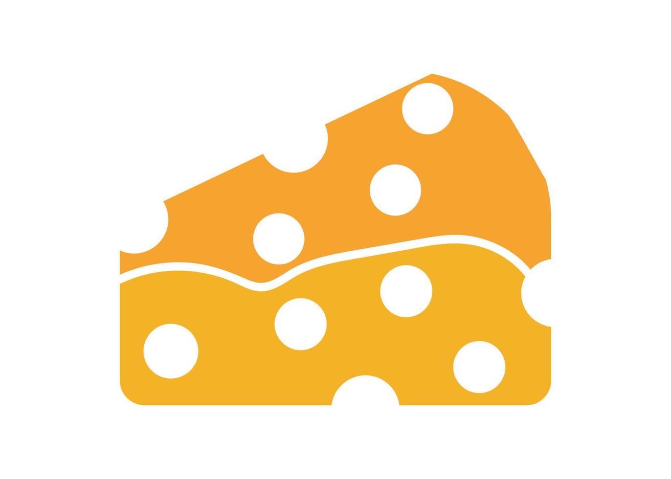 Cheese icon clipart illustration design vector