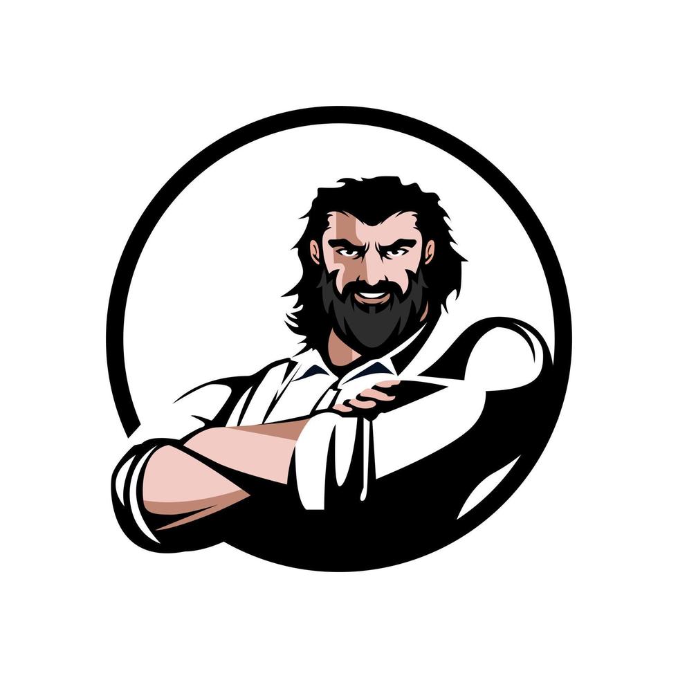 Masculine Man Logo vector