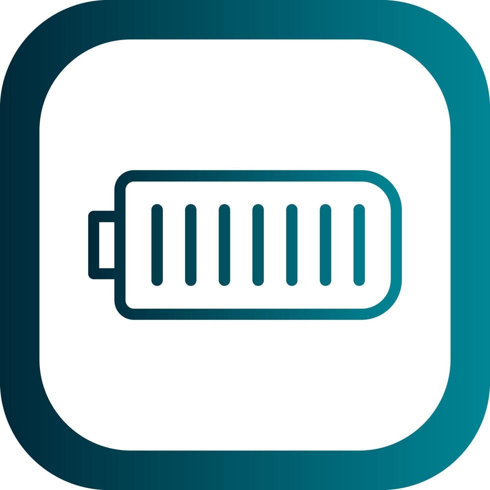 Battery Full Vector Icon Design