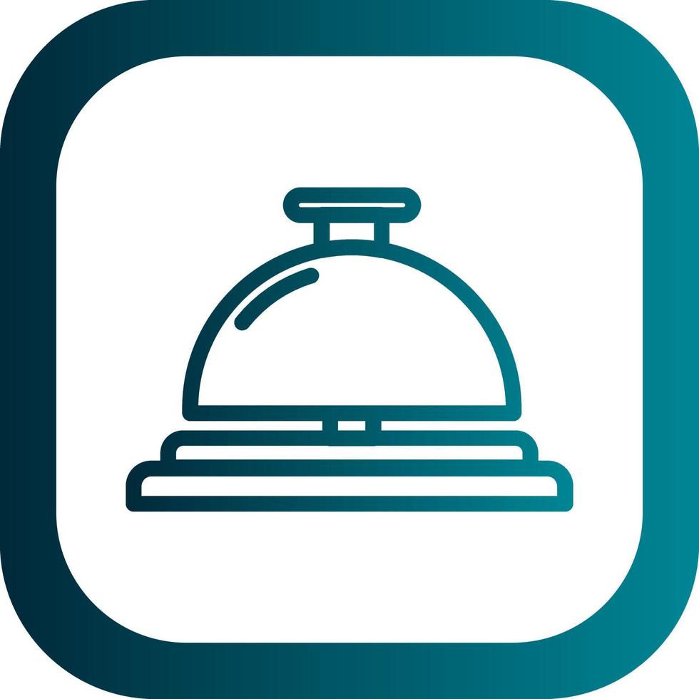 Concierge Bell Vector Icon Design