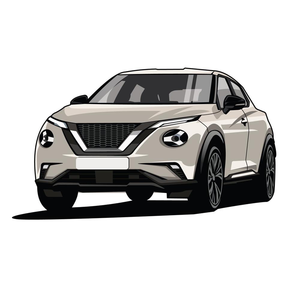 nissan juke car illustration vector design