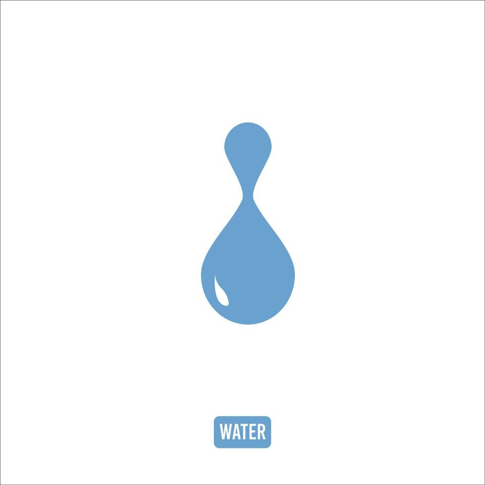 agua icono logo vector