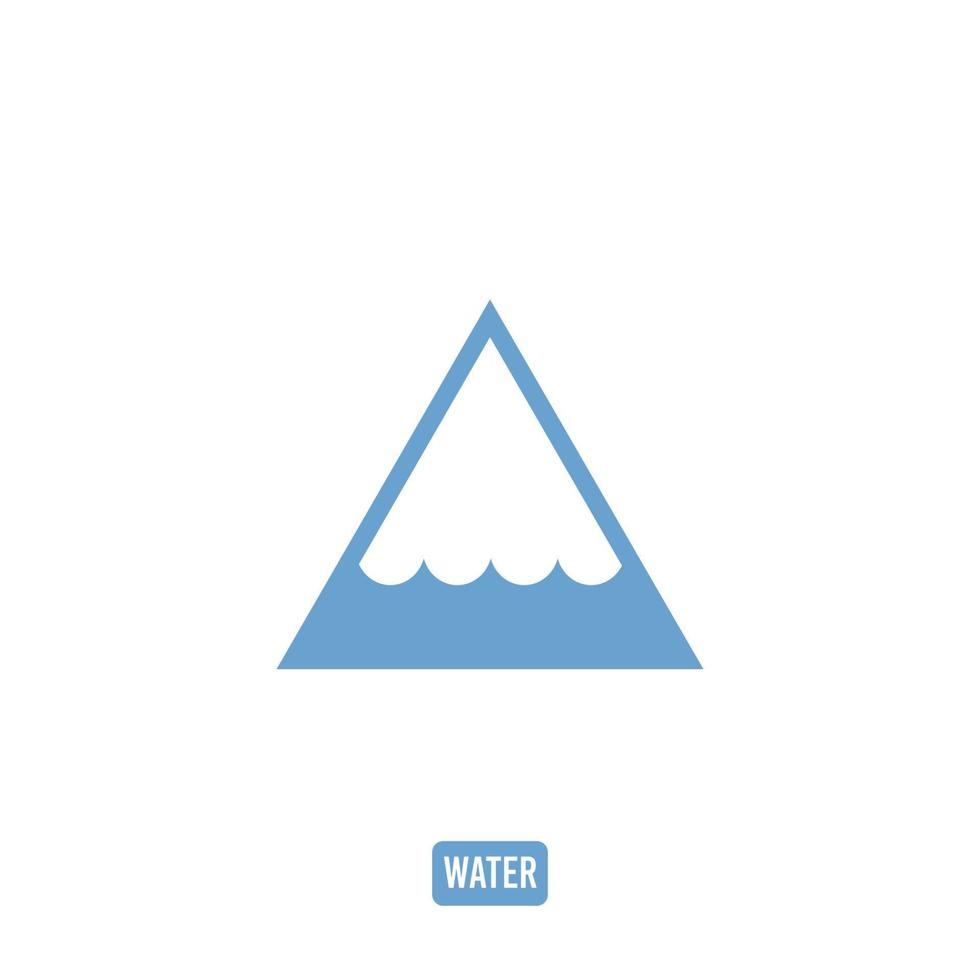 agua icono logo vector