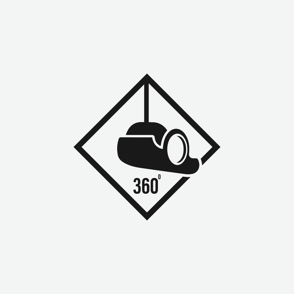 360 cam icon vector