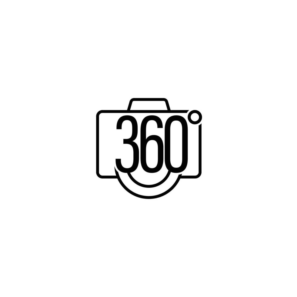 360 cam icon vector