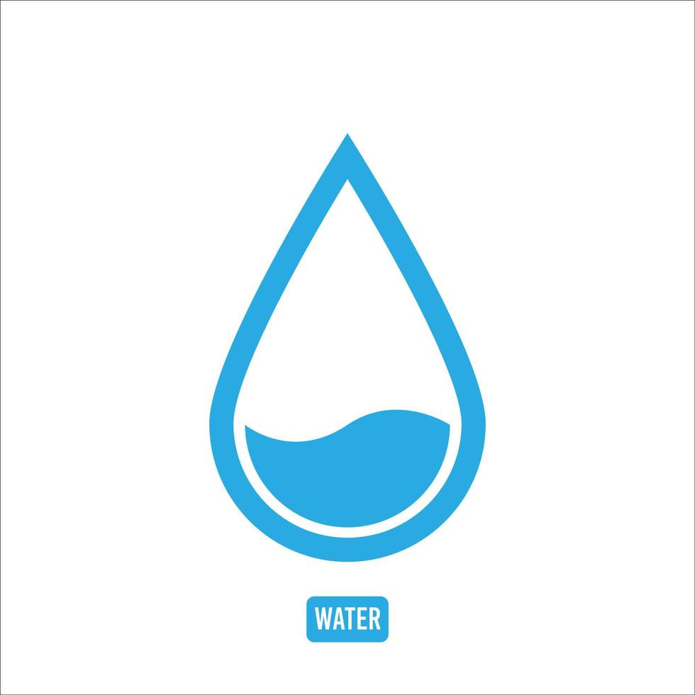 agua icono logo vector