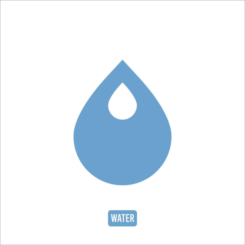 agua icono logo vector