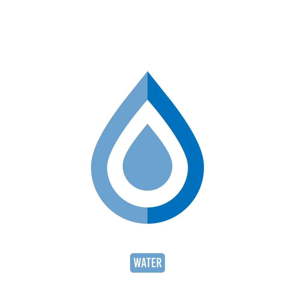 agua icono logo vector