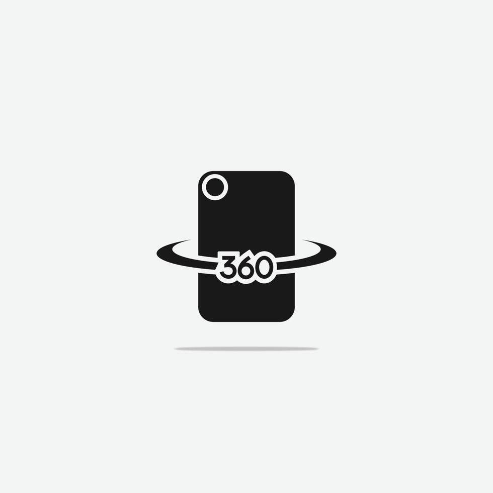 360 cam icon vector