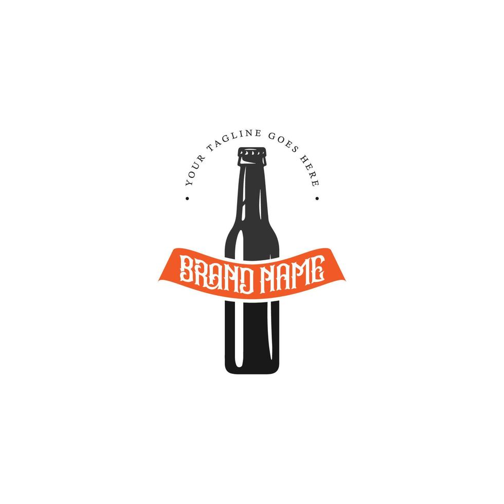 botella logo vector