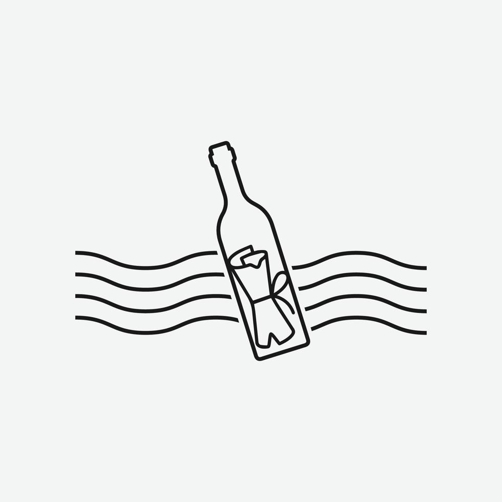 bottle logo vector