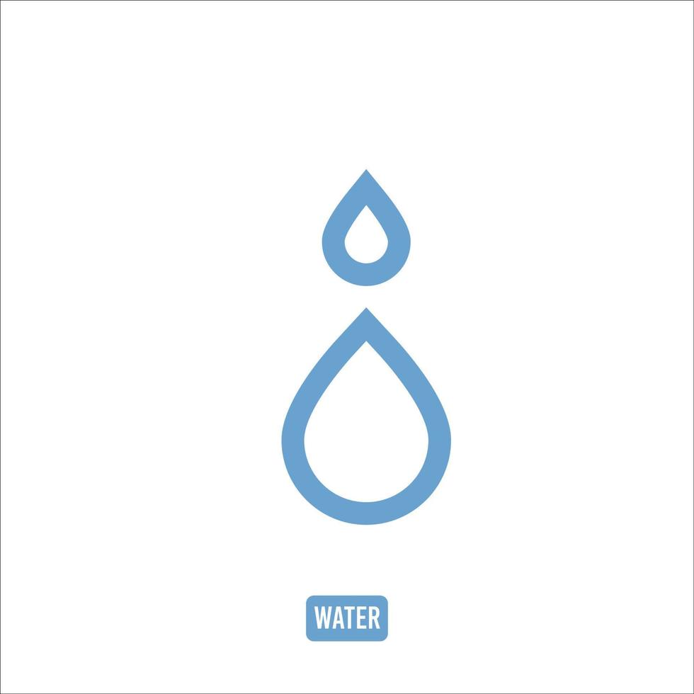 water icon logo vector