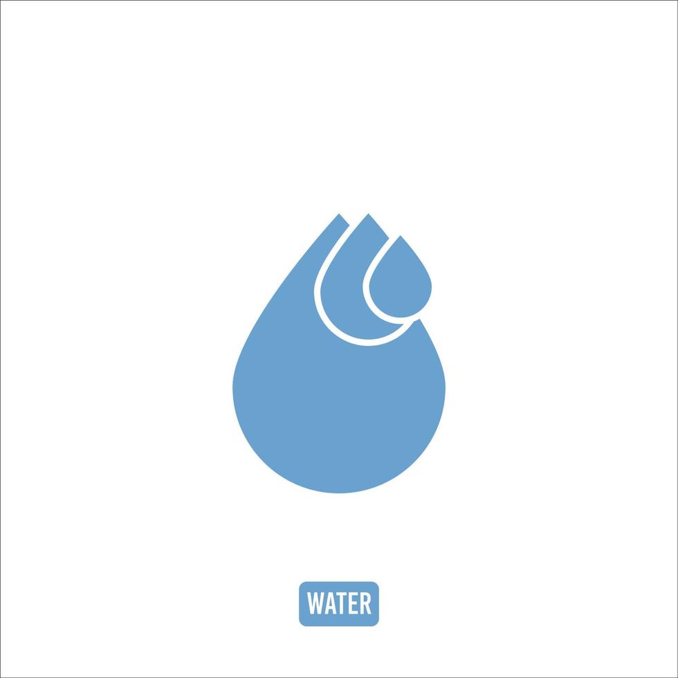 water icon logo vector