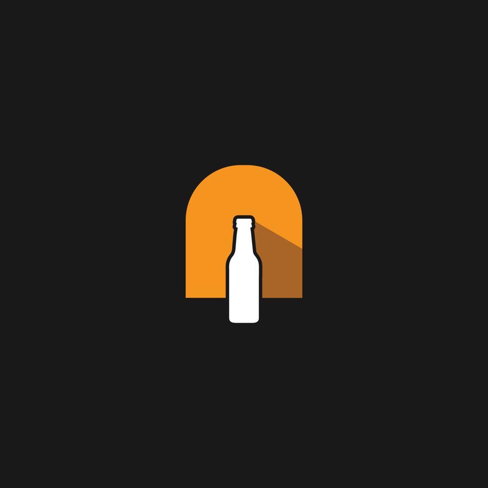 bottle logo vector