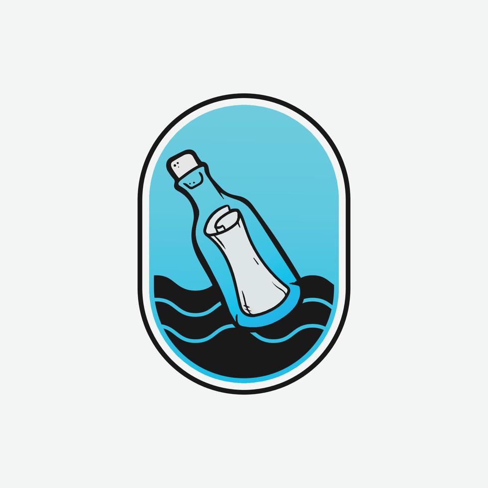 bottle logo vector