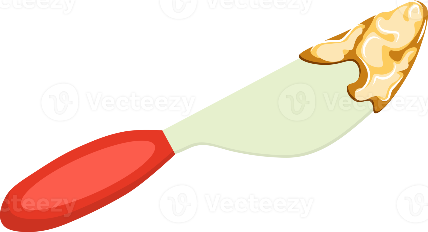 peanut butter. knife stained with peanut butter. 21022579 PNG