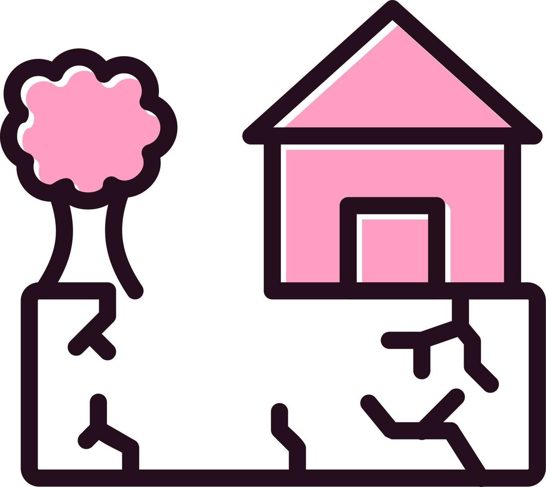 Earthquake Vector Icon